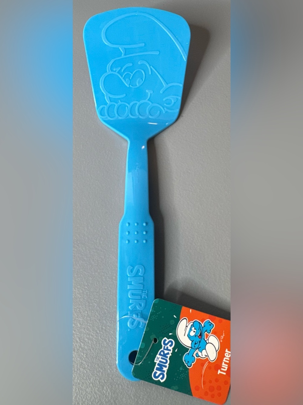 The Smurfs Blue Turner Spatula - Official Smurfs Kitchen Tool novelty printed